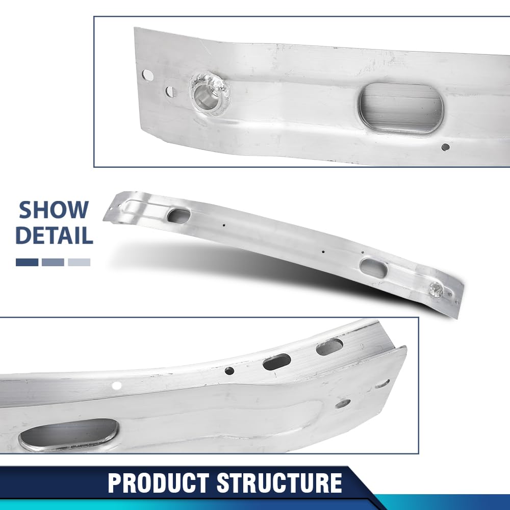 PIT66 Front Bumper Reinforcement Bar, AU1006130 Silver