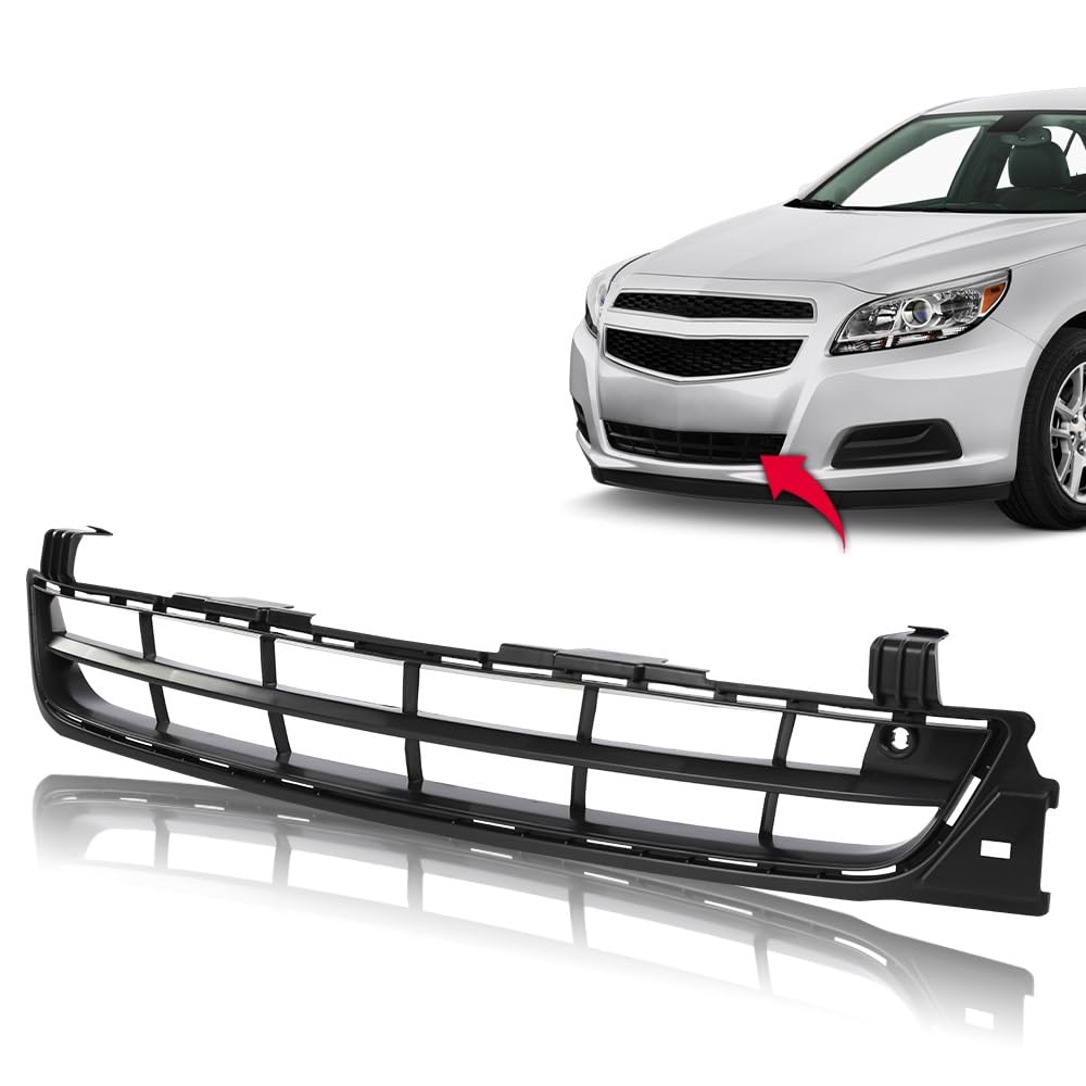 PIT66 Bumper Grille Grill Fit 2013 Chevy Malibu Eco, LS, LT, LTZ