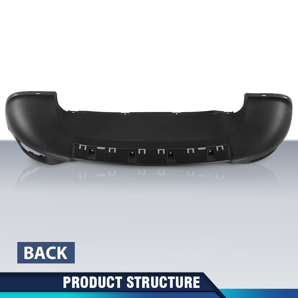 PIT66 Front Lower Bumper Cover w/Fog Light Hole Fit Jeep Cherokee 2014-2018
