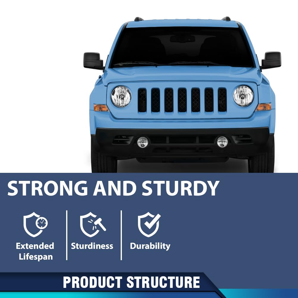 PIT66 Radiator Support Cover Upper Compatible with Jeep Patriot 2011-2017 Dark Gray
