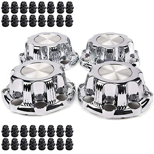 PIT66 4PCS Wheel Center Cap Fit Silverado Sierra 1999-2008 8 Lug 16" Rim