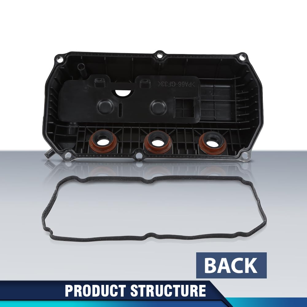 PIT66 Engine Valve Cover w/Gasket Compatible with Mitsubishi Outlander 3.0L 2007-2009 1035A840