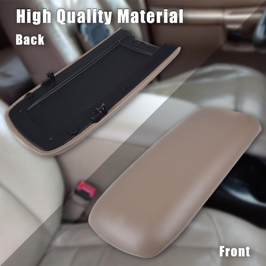 PIT66 Center Console Armrest Lid, Fit Ford Explorer 1997-2000 Beige