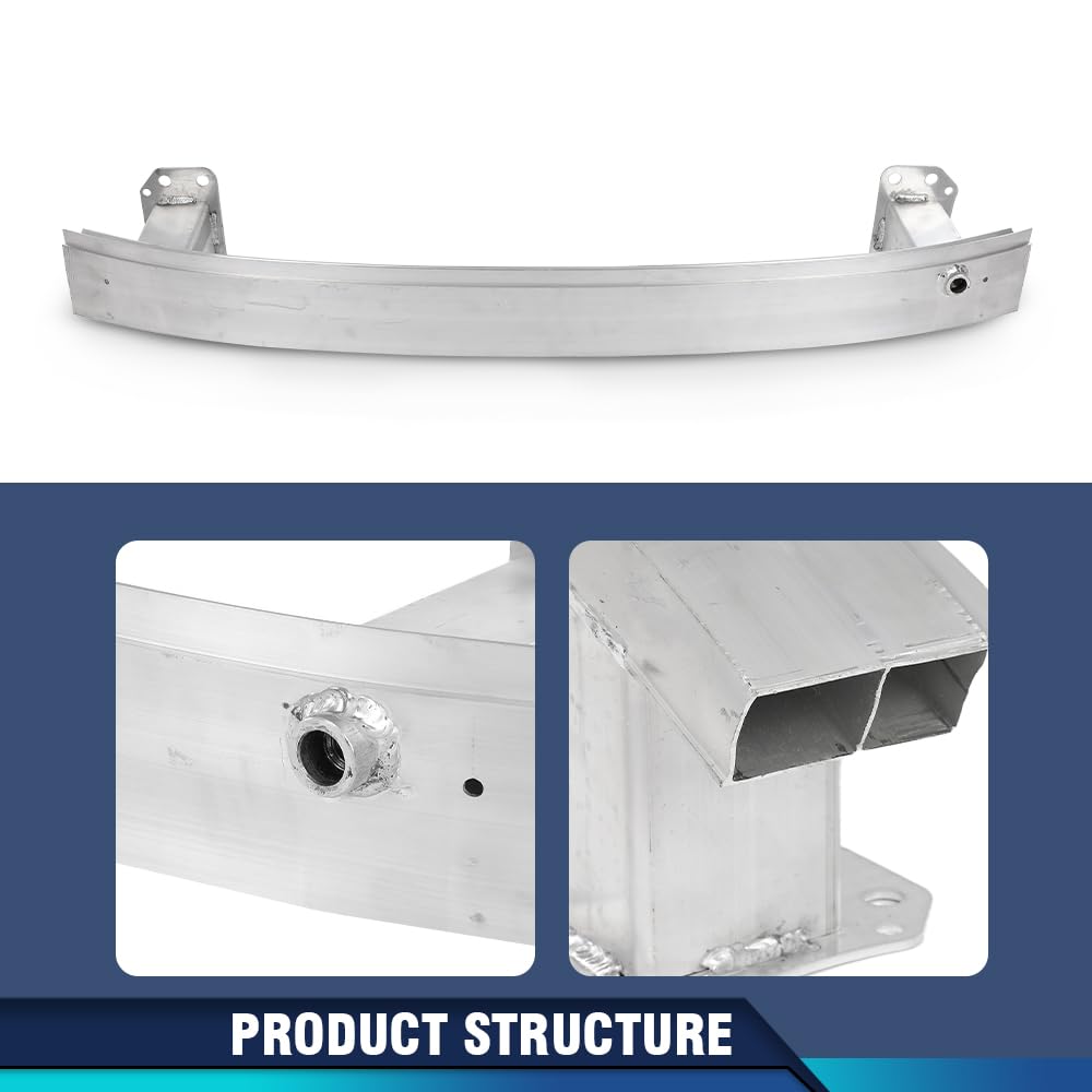 PIT66 Front Bumper Reinforcement, CH1006227 Silver
