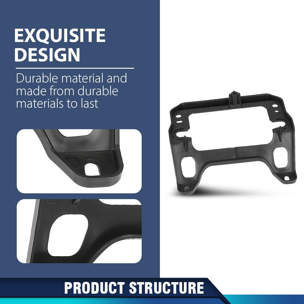 PIT66 Front Bumper Inner Bracket Compatible with Toyota Corolla SE XSE 2020-2022 5214902010, TO1207119 Black