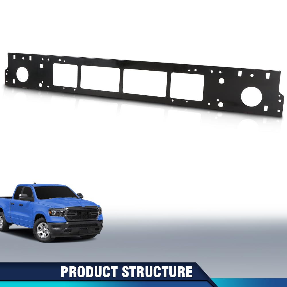 PIT66 Bumper Panel Reinforcement, Black Steel