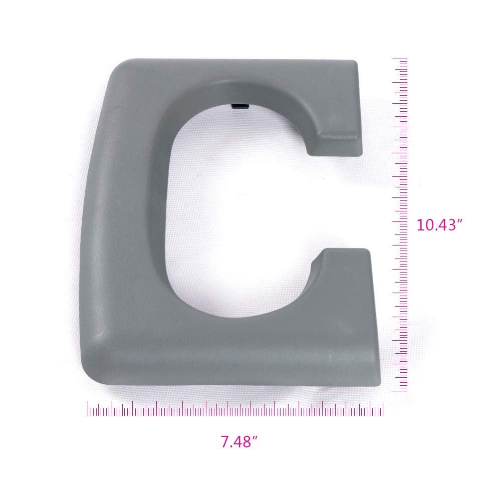 PIT66 Center Console Cup Holder Compatible with Ford F150 2004-2014 Gray