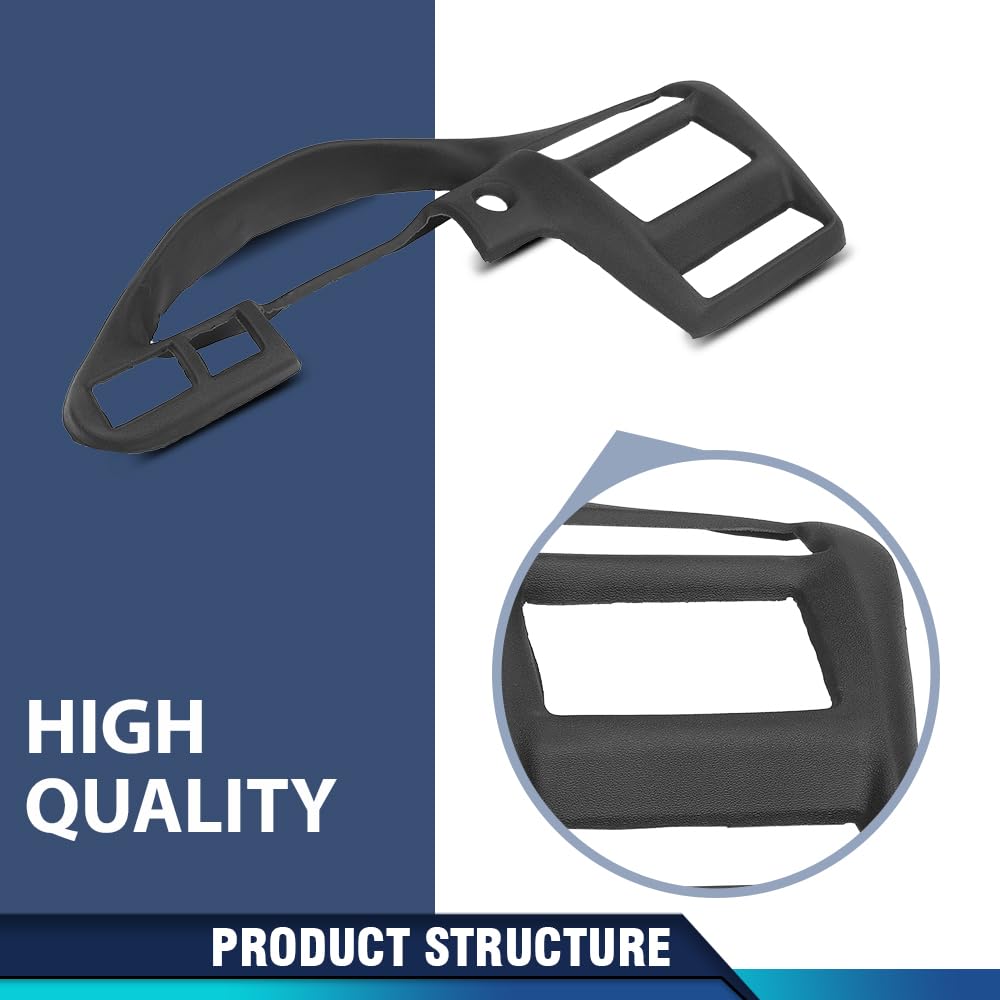 PIT66 TPE Dash Cover, Instrument Panel Cover Dashboard Bezel, Compatible with 2000 2001 2002 2003 2004 2005 Chevy Cavalier