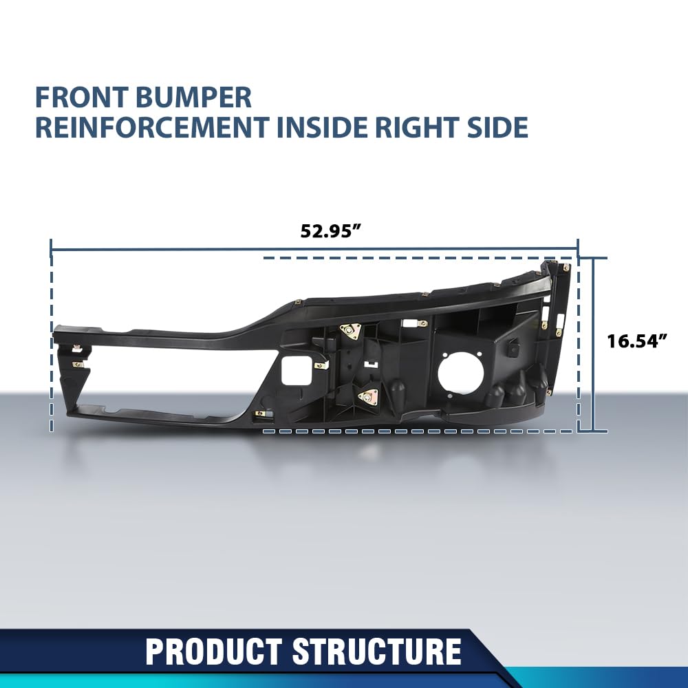 PIT66 Front Left Bumper Reinforcement Fit Kenworth T680 2022-2025