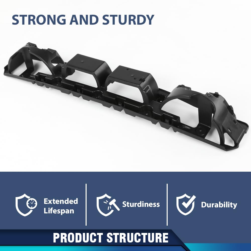 PIT66 Rear Bumper Impact Absorber, CH1170149 Black