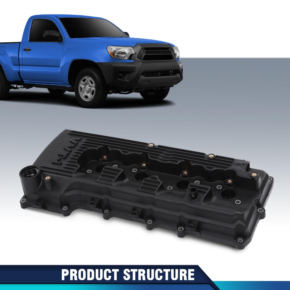 PIT66 Engine Valve Cover 11201-75055 Compatible with Toyota Tacoma 2005-2015/Fit Toyota 4Runner 2010