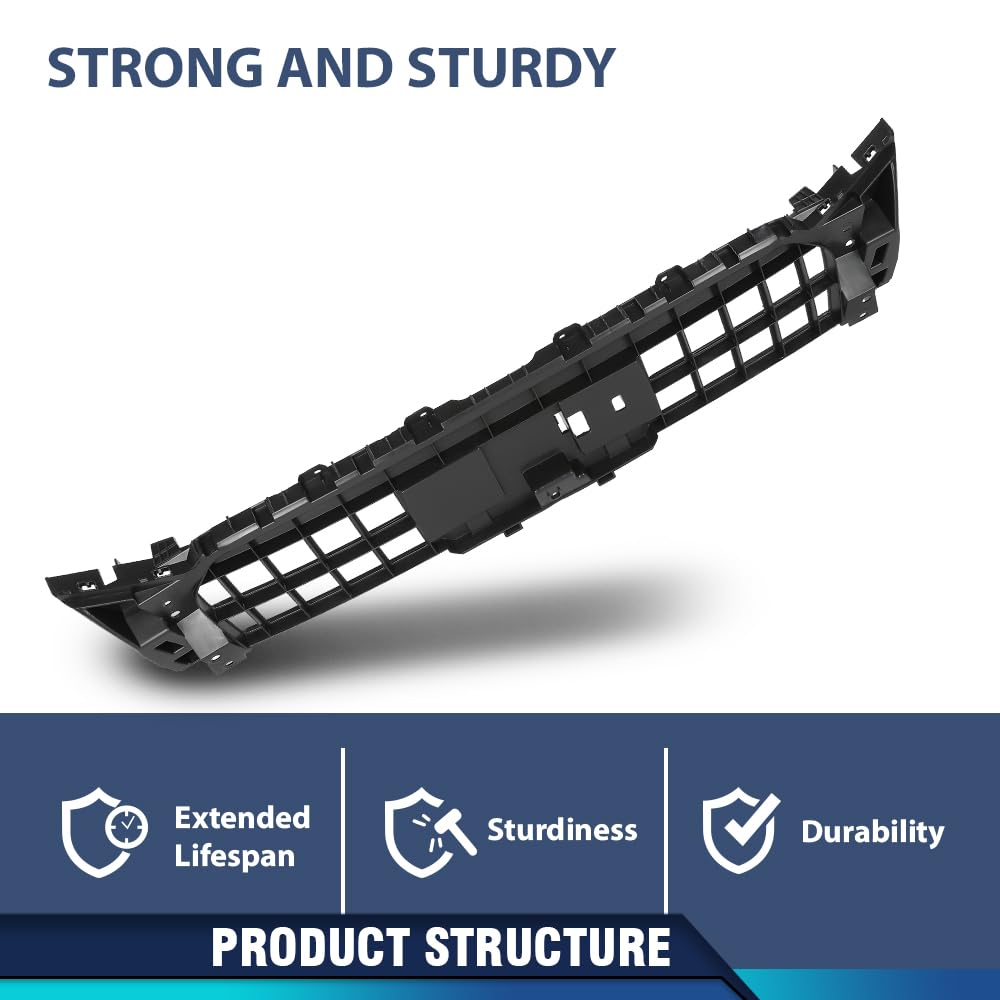 PIT66 Grille Bracket Compatible with Audi Q5 2013-2017 / SQ5 2014-2017, Fit for Models Without S-Line Package 8R0853692B, AU1207100 PP Plastic