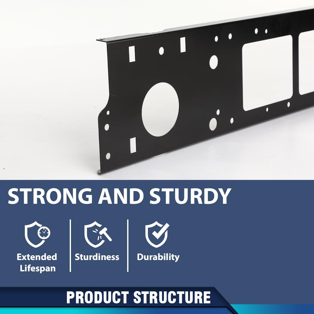 PIT66 Bumper Panel Reinforcement, Black Steel