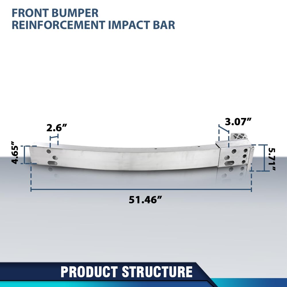 PIT66 Front Bumper Reinforcement Impact Bar
