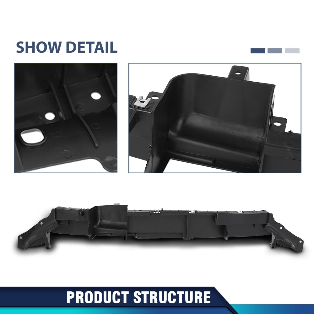 PIT66 Front Bumper Center Support Bracket, Black