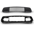 PIT66 Front Lower Grille & Black Bumper Grill Fit Grand Cherokee 2017-2022