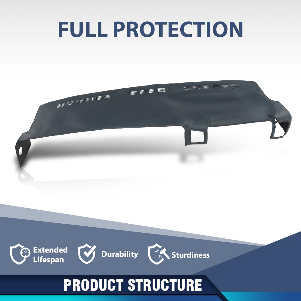 PIT66 TPE Dash Cover Fit Chevy Silverado GMC Sierra 1999-2006