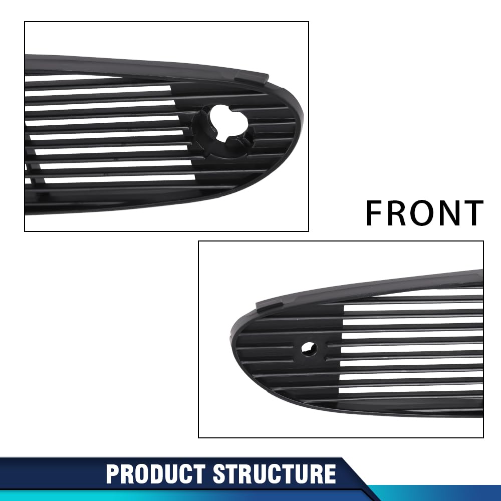 PIT66 Front Dash Defrost Grill Grille Vent Fit Chevy Corvette C5 1997-2004