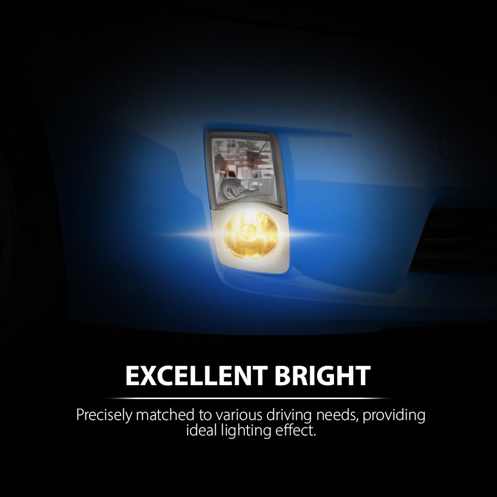 PIT66 Fog Lights with Bulbs & Wiring Fit Toyota Prius 2010-2011