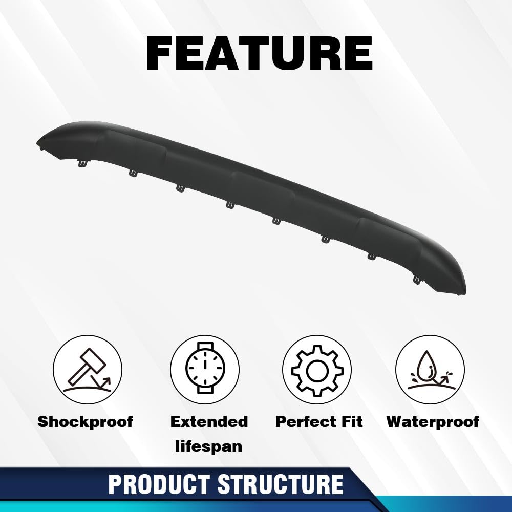 PIT66 Front Bumper Lower Valance Skid Plate Board Guard, TO1095212 Black