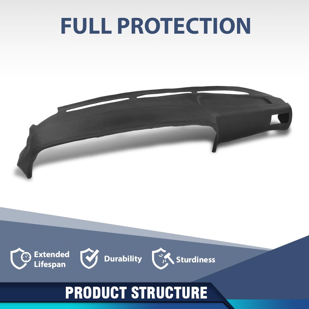 PIT66 TPE Dash Cover Panel Fit Toyota 4Runner Pickup 1989-1995 Black