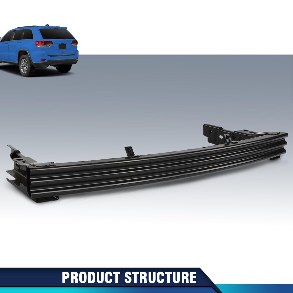 PIT66 Rear Bumper ReinForcement, CH1106216 Black Q235-Steel