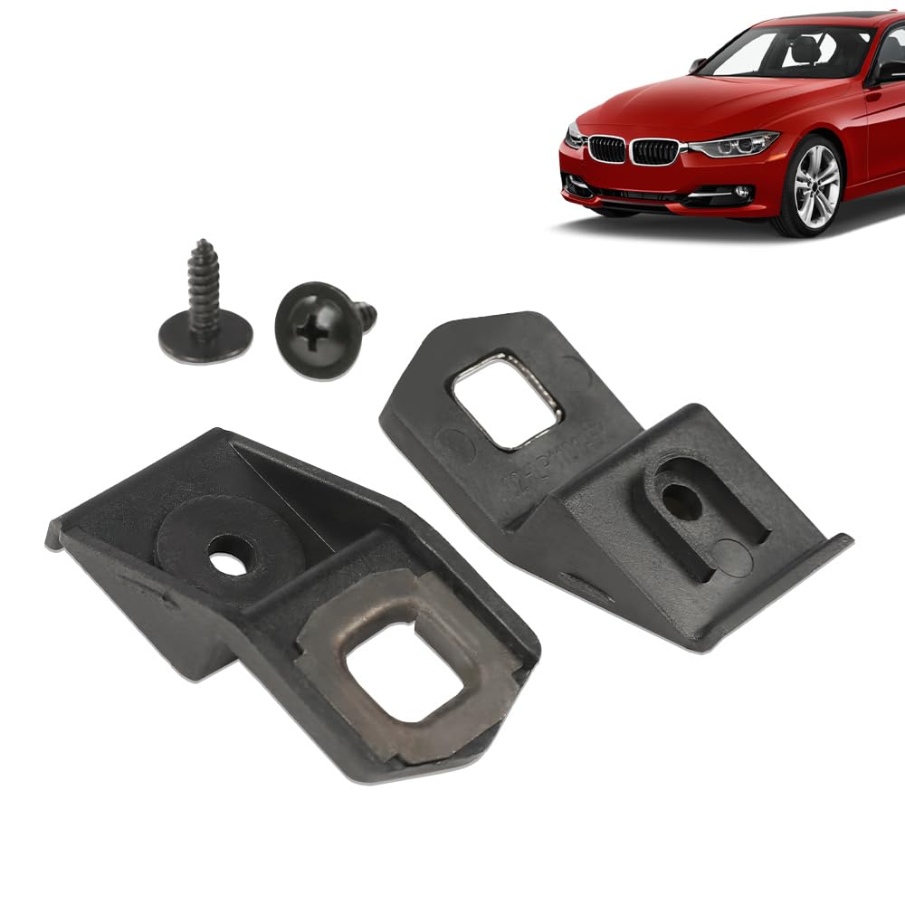 PIT66 Headlight Mount Tab Compatible with BMW E92 Coupe / E93 Convertible - 328i / 335i / 335i 2007-2013 Repair Kit Black