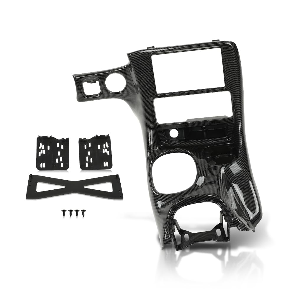 PIT66 Dash Bezel Kit Double DIN Radio Fit Chevy Corvette C5 1997-2004