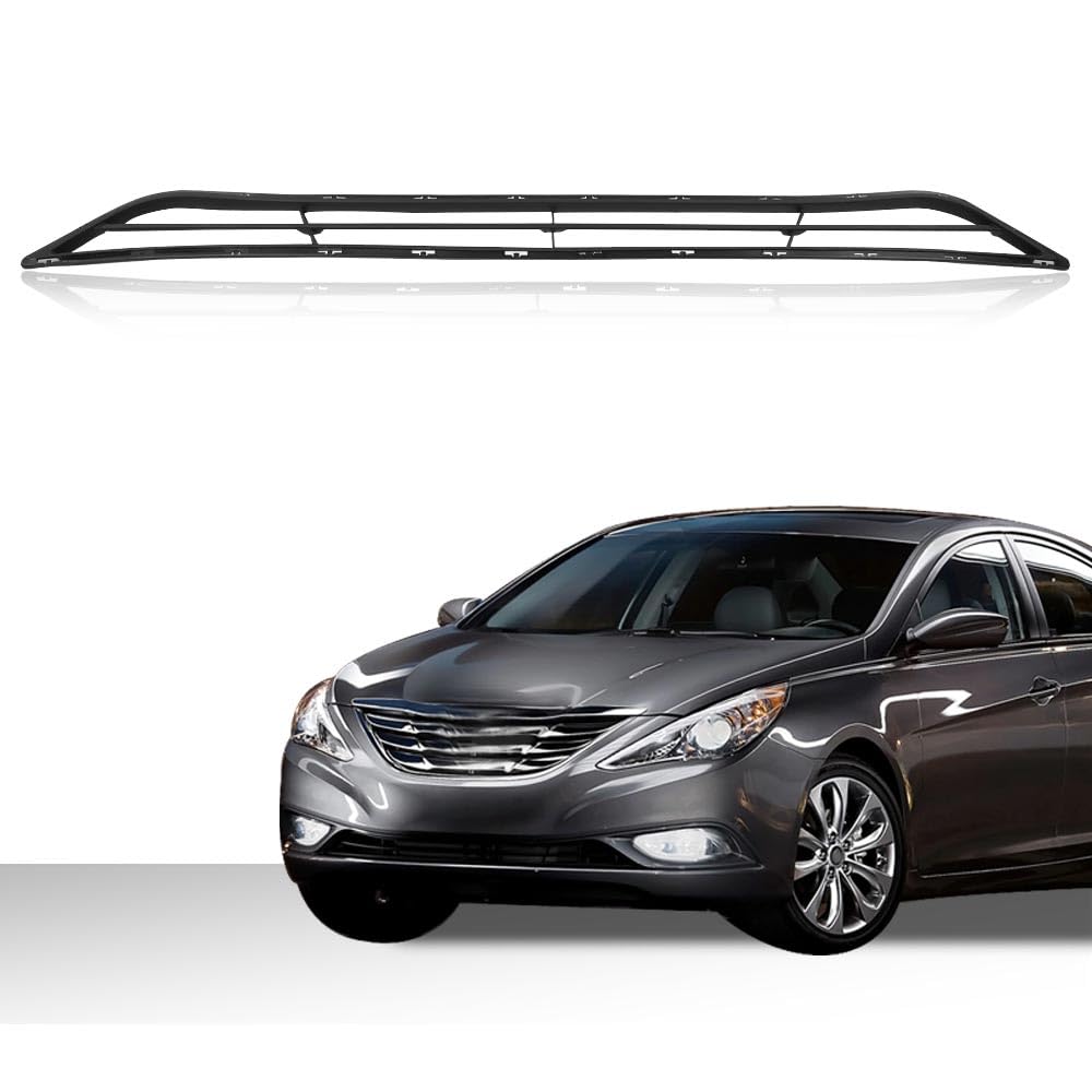 PIT66 Front Lower Bumper Grille Fit 2011-2013 Hyundai Sonata Sedan