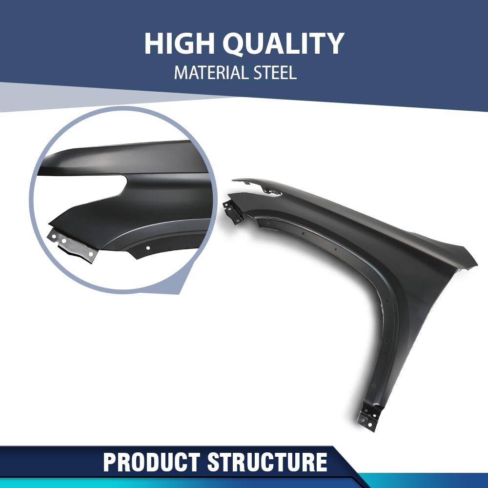 PIT66 Front Left Driver Side Fender 1 Pc