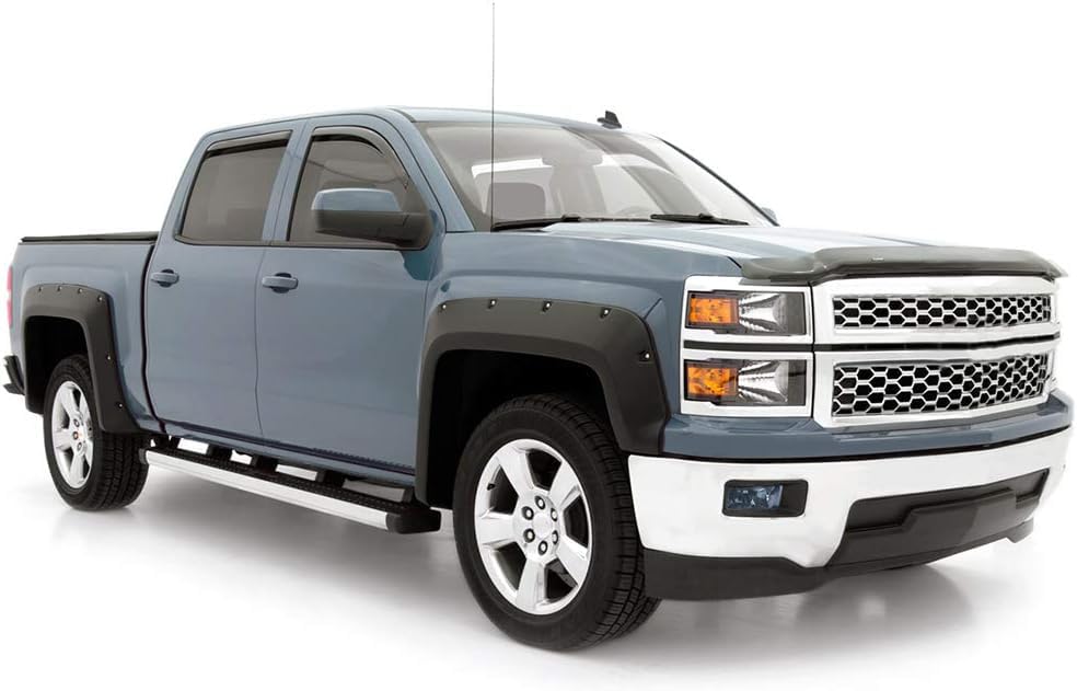PIT66 Fog Lights, Compatible with 2007-2015 Chevy Silverado 1500/07-14 Silverado 2500HD 3500HD/ 07-13 Avalanche/ 15 Suburban/ 07-08 Cadillac Escalade, Front Left & Right Fog Lamps, Smoky
