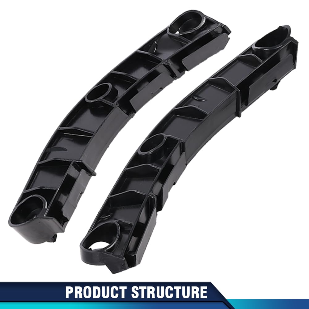 PIT66 Set of 2 Front Driver and Passenger Side Bumper Bracket, SC1043100,