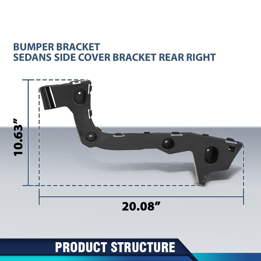 PIT66 Rear Right Bumper Bracket, FO1142116