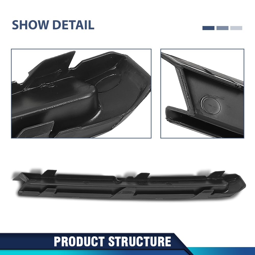 PIT66 Front Bumper Trims Left & Right Side w/Fog Light Hole, VW1039137,