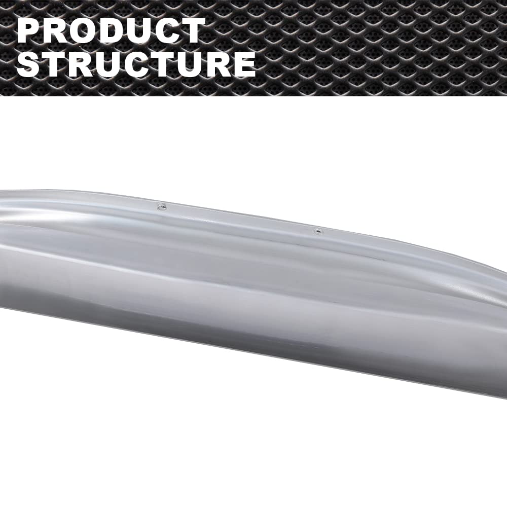 PIT66 Aluminum Natural Front Bumper Reinforcement, AU1006126