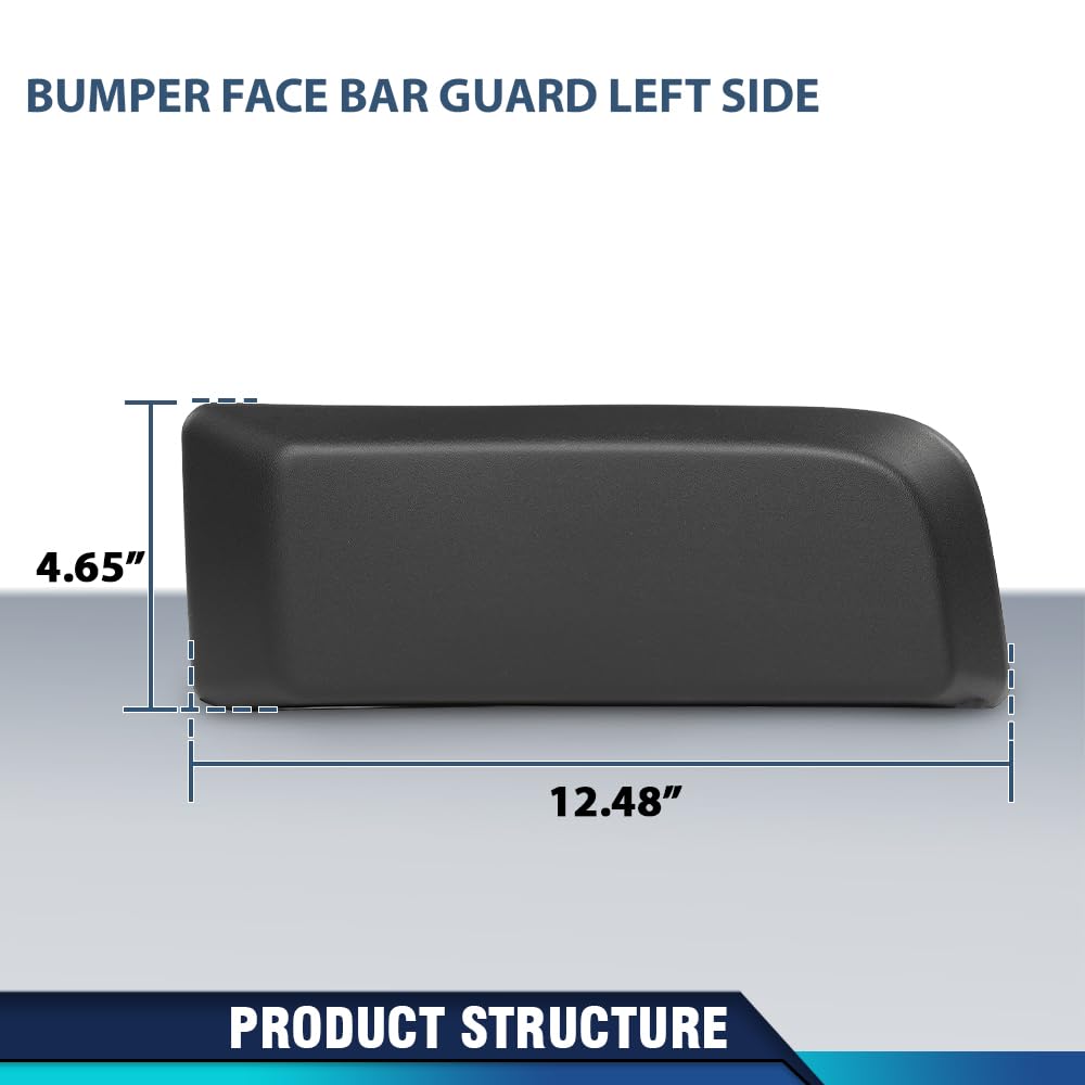 PIT66 Front Left Bumper Guard Face Bar Fit Ford F150 SVT Raptor 2010-2014