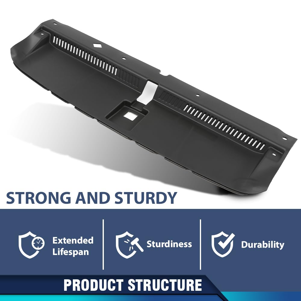 PIT66 Radiator Support Cover Compatible with Hyundai Tucson 2016-2021 86342D3000, HY1224111 Black