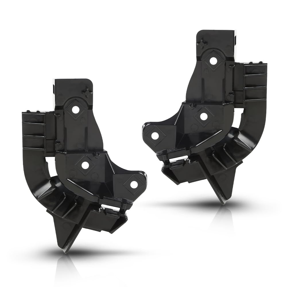 PIT66 Front Bumper Bracket Pair, LR011467, LR011577 Black
