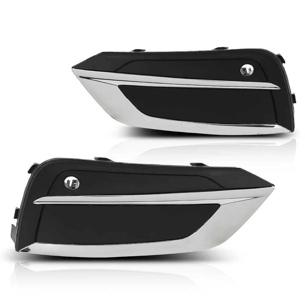 PIT66 Front Fog Light Cover Set Driver & Passenger Side, VO1038111,