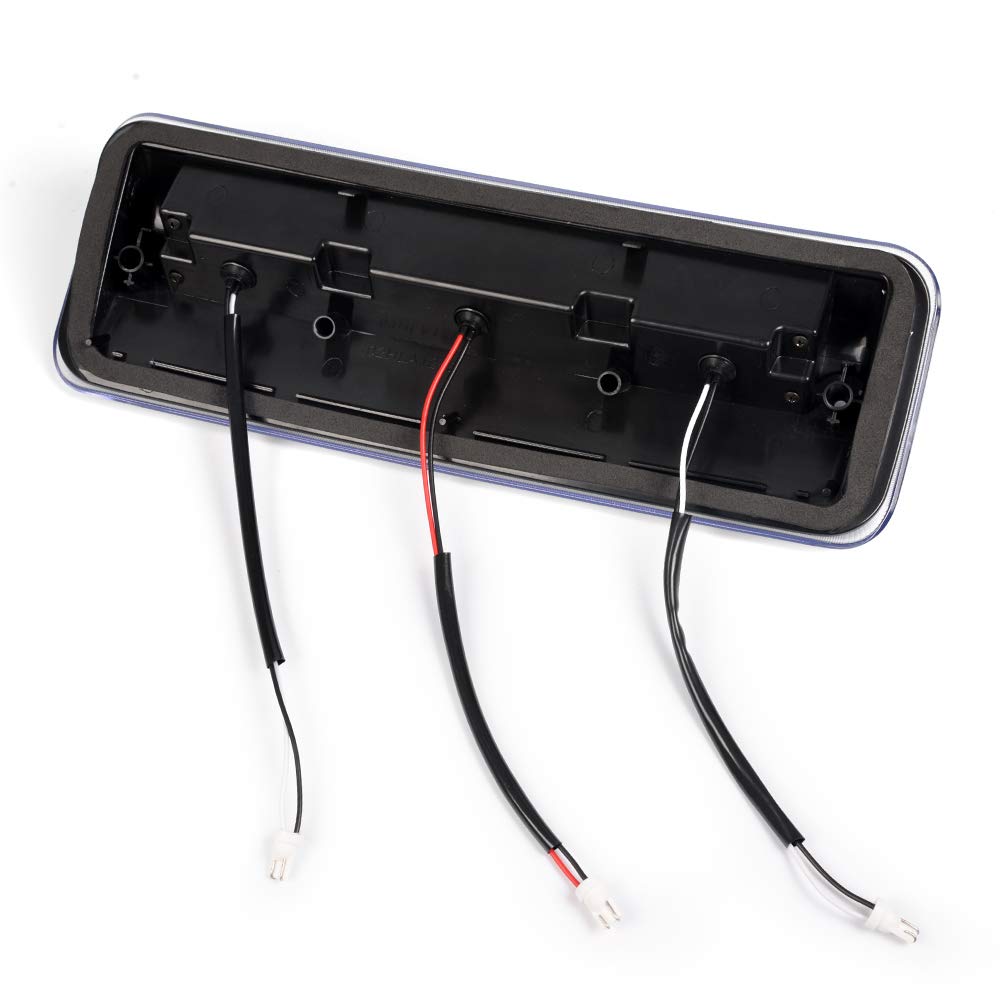 PIT66 LED 3rd Brake Light, Compatible with 07-10 Ford Explorer Sport Trac/04-08 Ford F150 Lobo/06-08 Lincoln Mark LT Third Brake Stop Lamp Light Black Housing Clear Lens