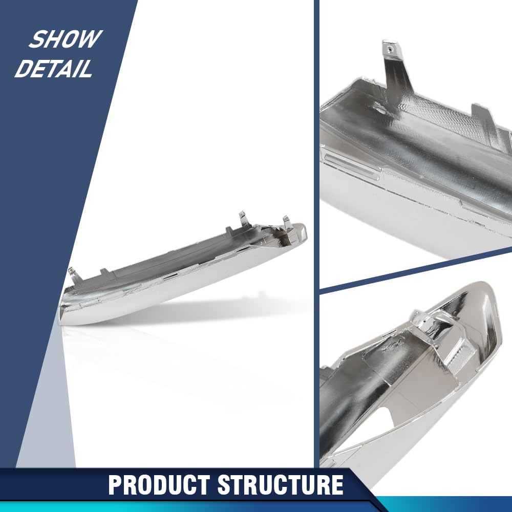 PIT66 Left & Right Fog Light Trim Cover Pair
