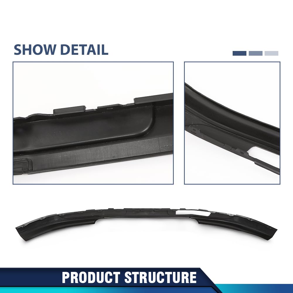 PIT66 Air Dam Deflector Lower Valance Apron Compatible with Ford Explorer 2016-2019 Fit Ford Police Interceptor Utility Base 2016-2019 FB5Z17626BA, FO1095269