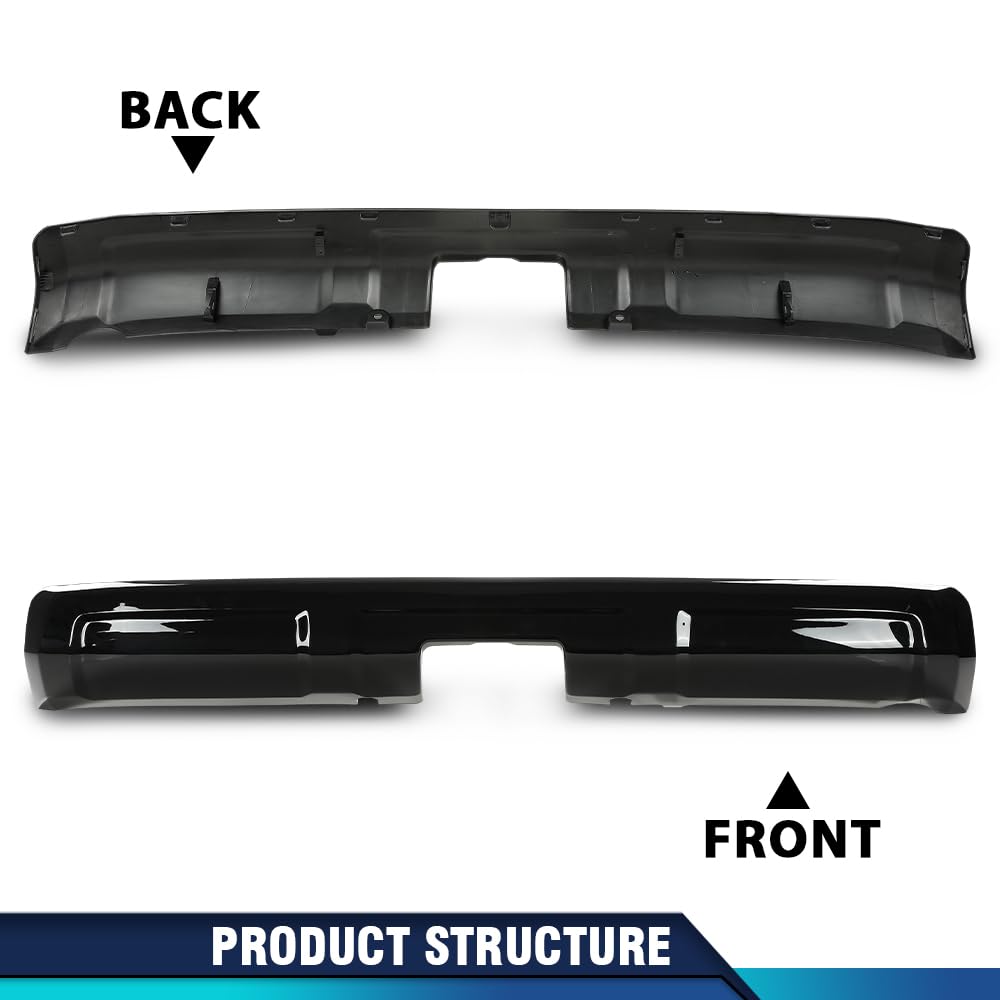 PIT66 Rear Bumper Valance Cover, Black