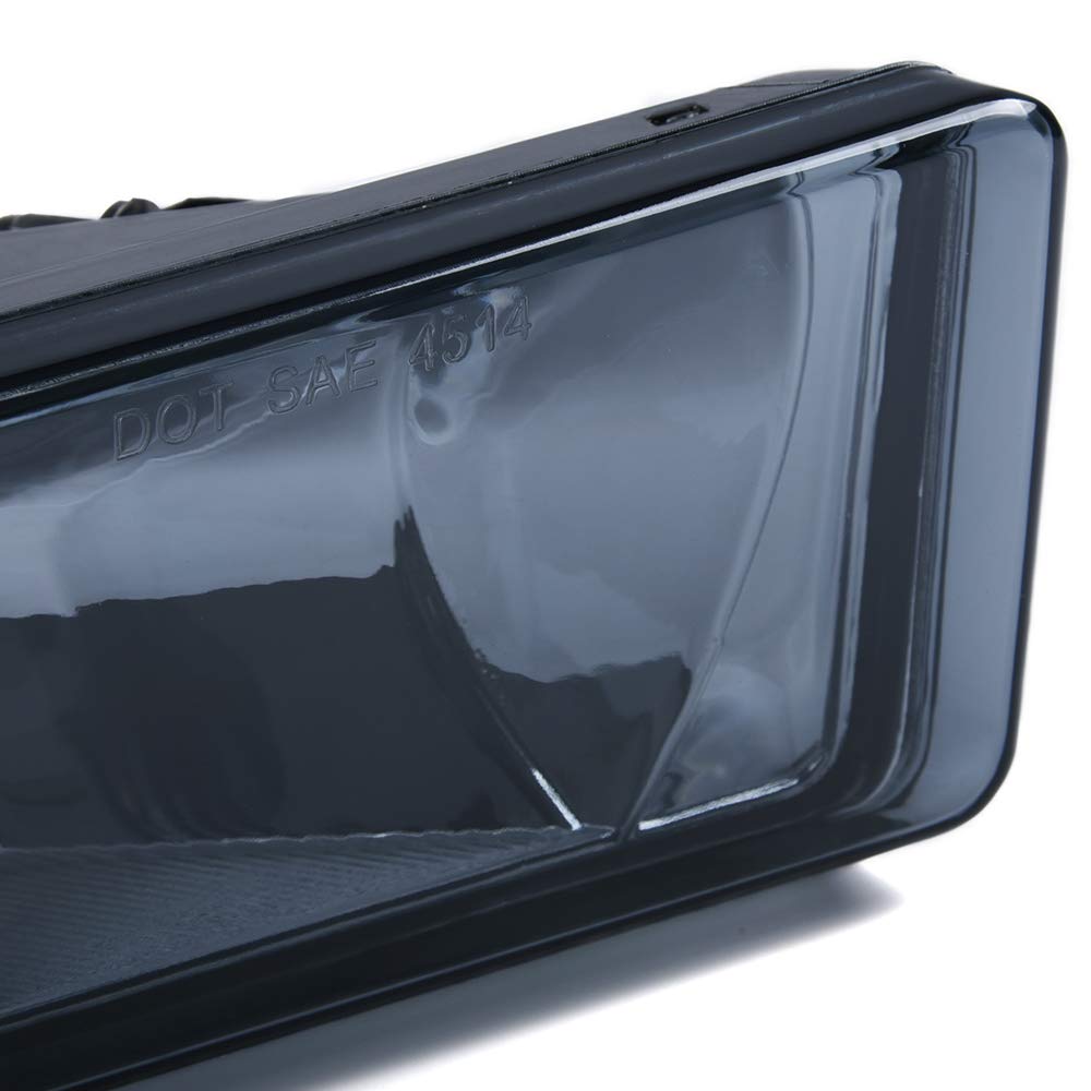 PIT66 Fog Lights, Compatible with 2007-2015 Chevy Silverado 1500/07-14 Silverado 2500HD 3500HD/ 07-13 Avalanche/ 15 Suburban/ 07-08 Cadillac Escalade, Front Left & Right Fog Lamps, Smoky
