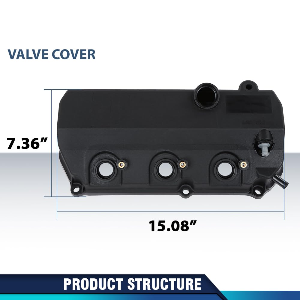 PIT66 Engine Valve Cover w/Gasket Compatible with Mitsubishi Outlander 3.0L 2007-2009 1035A840