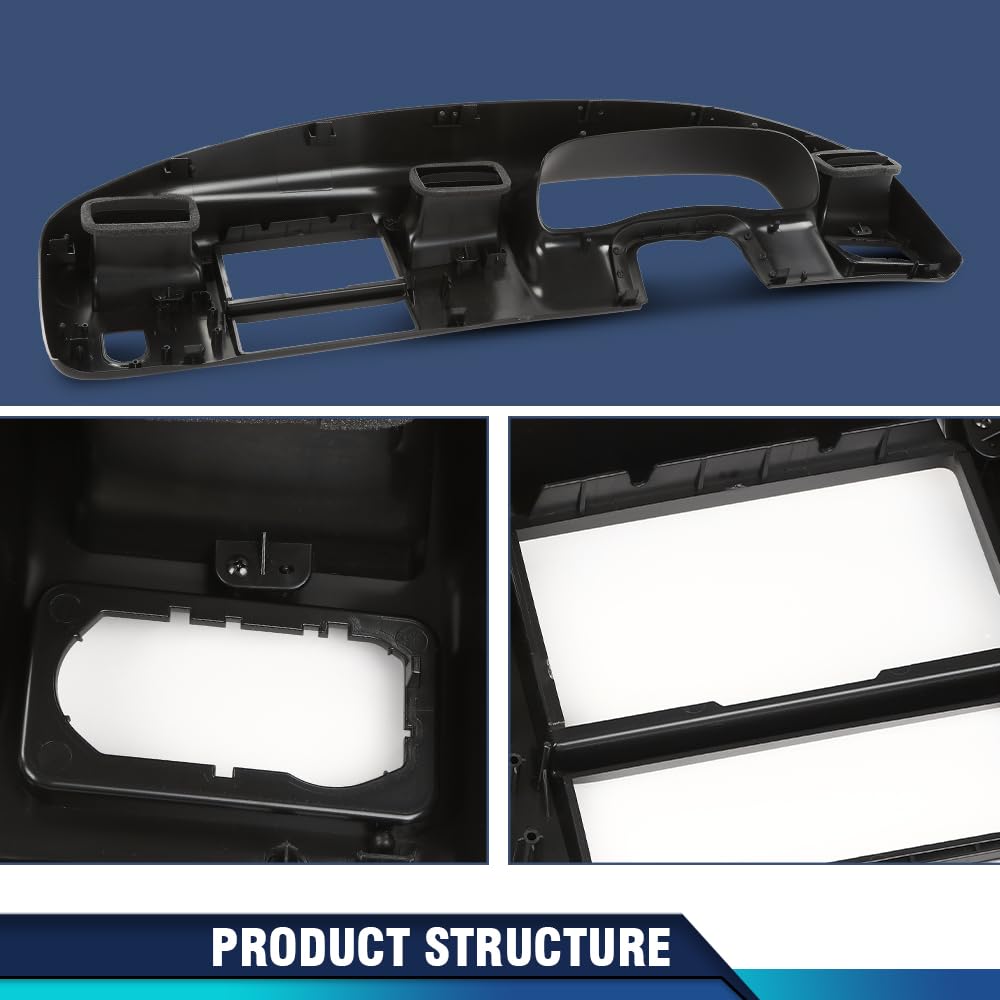 PIT66 Radio Dash Bezel Trim Fit Ford F250 F350 Super Duty 1999-2004