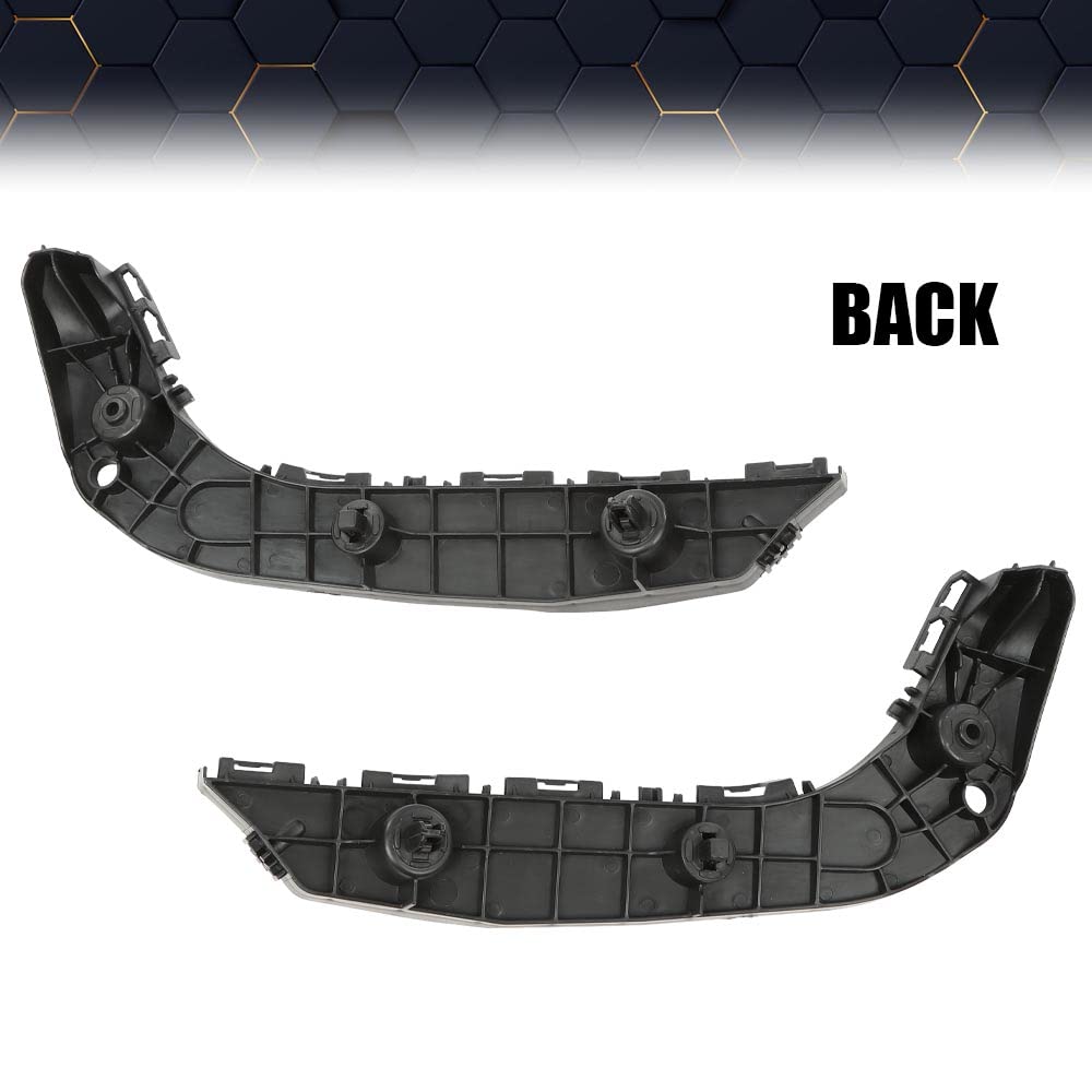 PIT66 Bumper Retainer Set Compatible with Toyota 4Runner 2014-2018 Front Plastic Primed 2PCS 5211535153, TO1043126, 5211635152, TO1042126