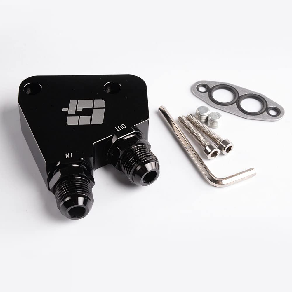 PIT66 25 Row Engine Oil Cooler+Sandwich Plate Compatible with Billet LS3 LS2 LS1 LSX VE HSV