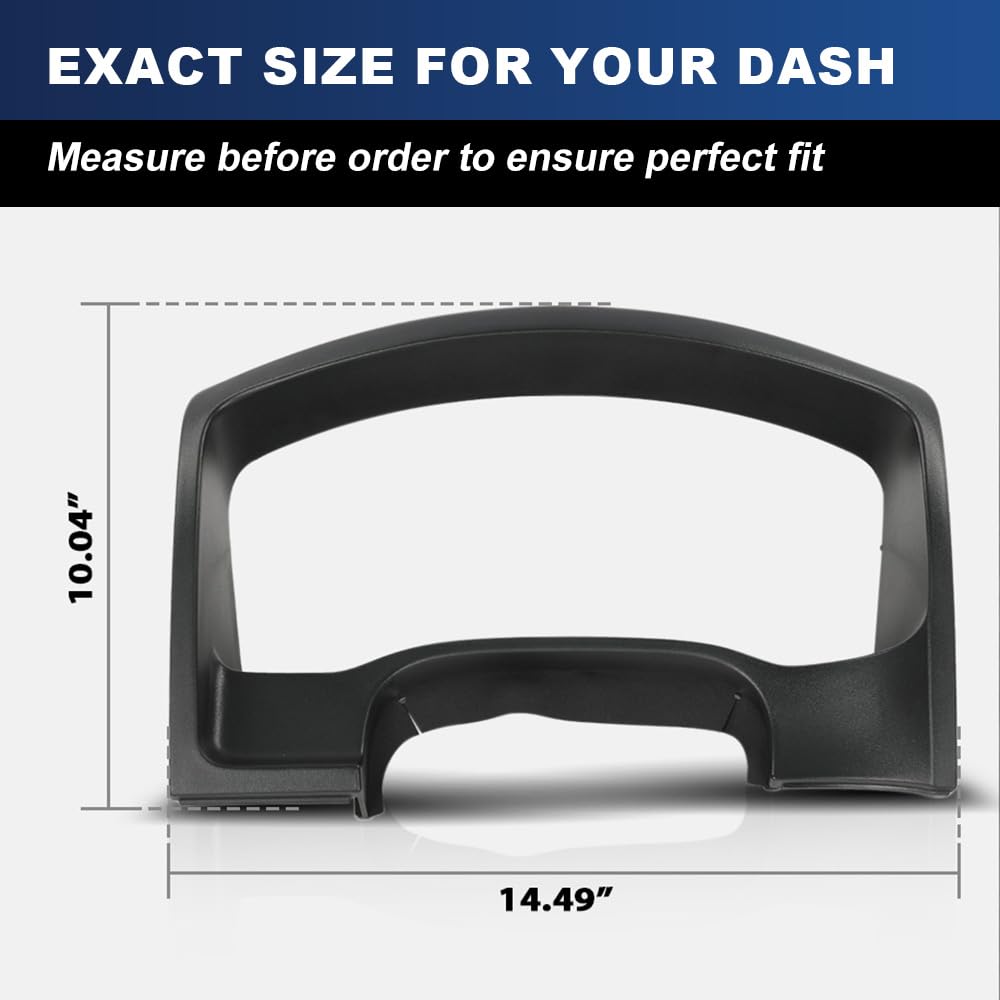 PIT66 Dash Trim Bezel Fit Chevy Colorado GMC Canyon 2004‑2012