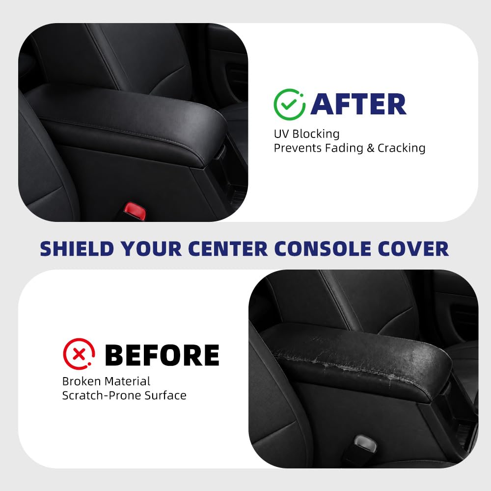 PIT66 Center Console Lid Cover, Fit Chevy Trailblazer/GMC Envoy 2002-2009